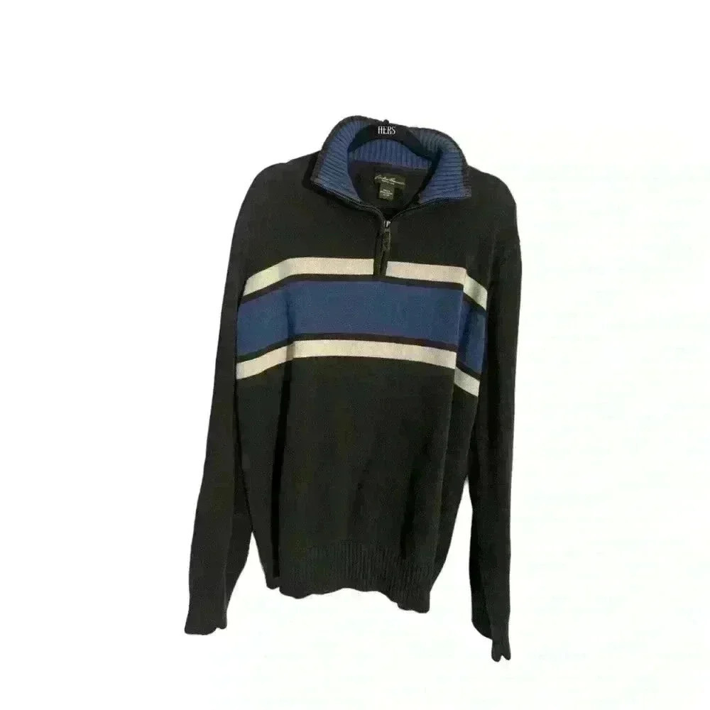 Eddie Bauer  Mens Size XL 1/4 Zip Pullover Sweater sw10